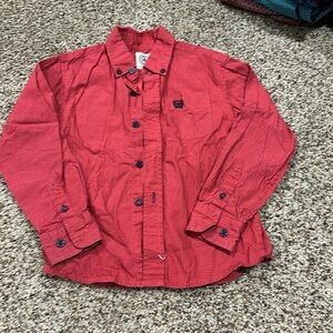 Boys Cinch button down long sleeve shirt size 3T